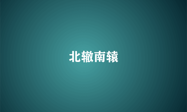 北辙南辕