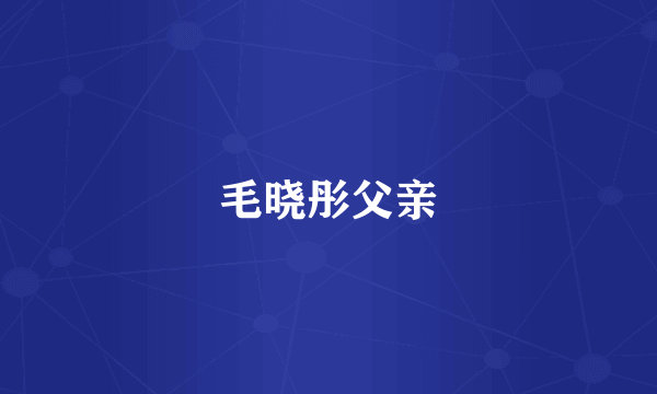 毛晓彤父亲