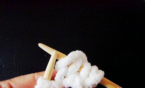 鱼骨针围巾的织法教程