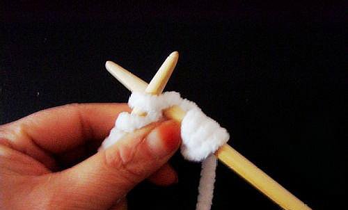 鱼骨针围巾的织法教程