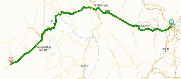 瑞丽距昆明多少公里？汽车行驶几个小时？