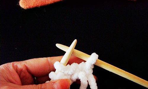 鱼骨针围巾的织法教程