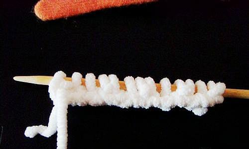 鱼骨针围巾的织法教程
