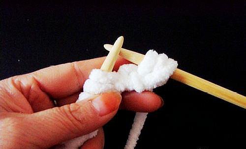 鱼骨针围巾的织法教程