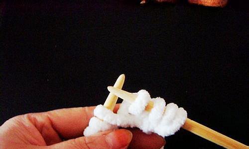 鱼骨针围巾的织法教程