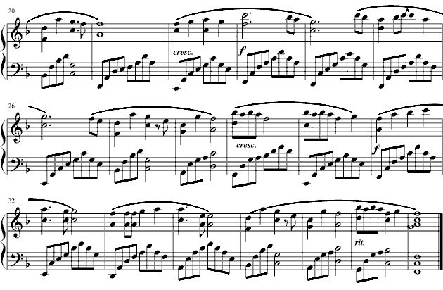 虫儿飞 钢琴谱简谱 速翻