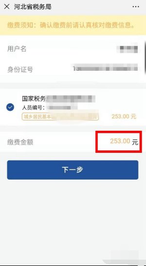 河北省农村合作医疗网上缴费怎么办理