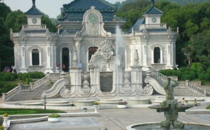 圆明园被火烧前的照片与火烧圆明园的具体内容