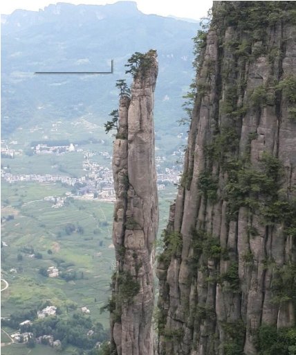 危峰兀立的意思