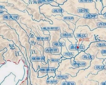四川省河水流经地图