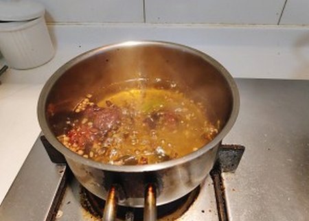 陕西汉中热面皮，汤料配方做法