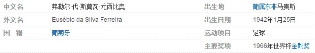 关于葡萄牙足球队的资料