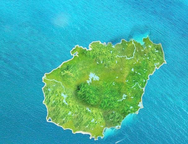 中国前十名岛屿排行？