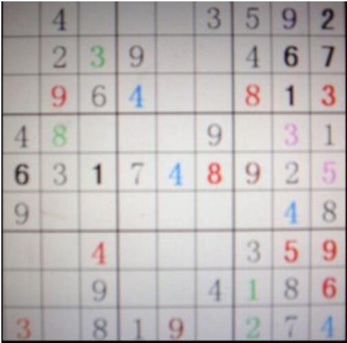 1一一9九宫格数独口诀精编版