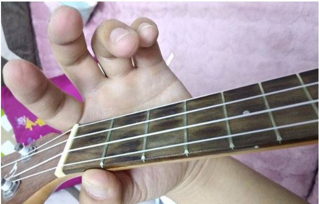 尤克里里C调 1234567的低音在哪？求图解