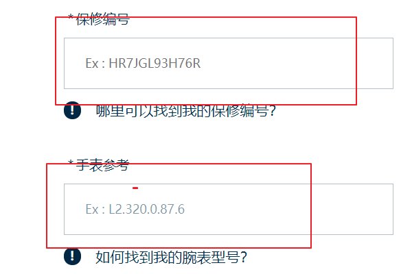 浪琴手表编号查询系统