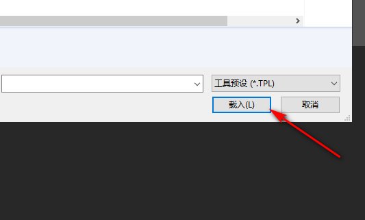 TPL格式笔刷怎么载入PS里