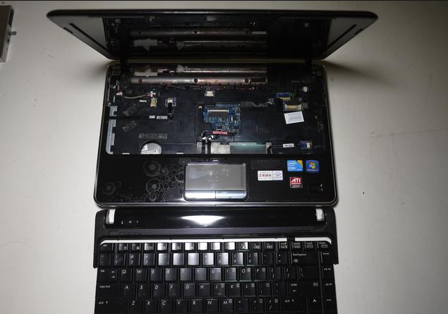 惠普compaq 515笔记本的拆解流程