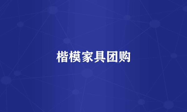 楷模家具团购