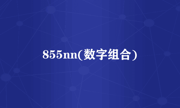 855nn(数字组合)