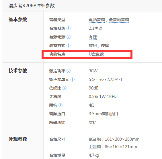 漫步者R206和R201哪个好