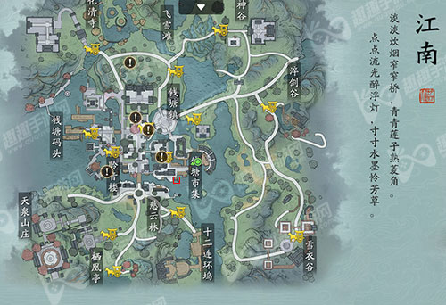 天涯明月刀手游江南钱塘桥东钓叟在哪 独坐临水岸位置