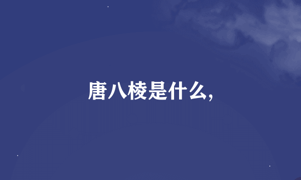 唐八棱是什么,