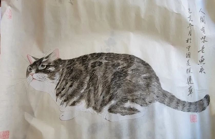 德清58岁油漆工被中国美院研修班录取，他的绘画水平怎么样？