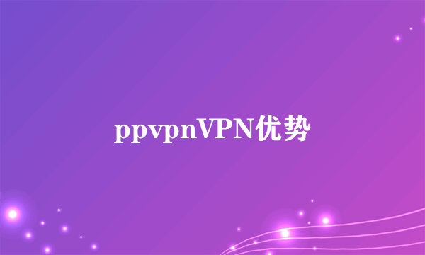 ppvpnVPN优势