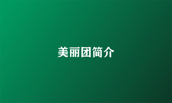 美丽团简介