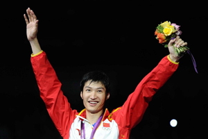 雷声在男子花剑中，取得过哪些过人的成绩？