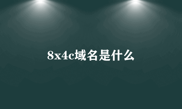 8x4c域名是什么