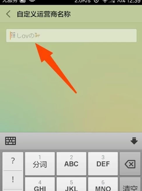 怎样修改手机运营商名称？