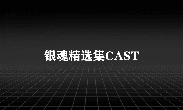 银魂精选集CAST