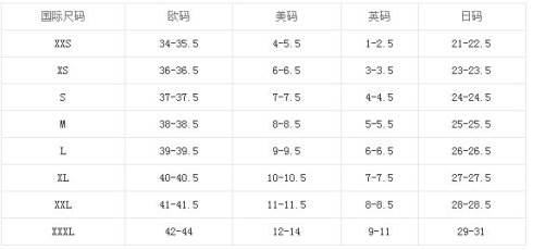 中国鞋码235是多少