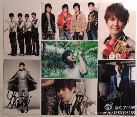 炎亚纶在纪念日专辑上签的具体是什么字