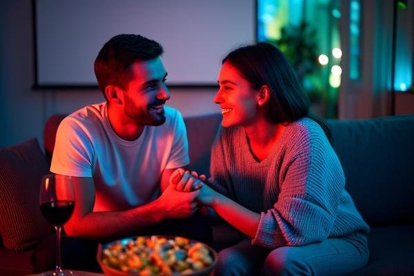 情侣二人运动前看的电影