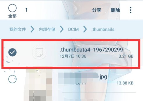 手机里的thumbdata是什么文件？