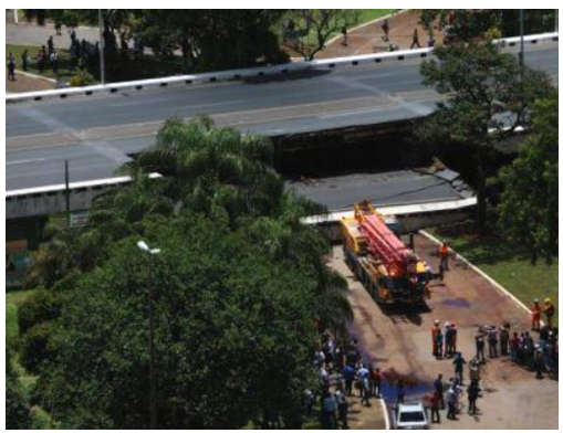 巴西首都路面垮塌的原因是什么？