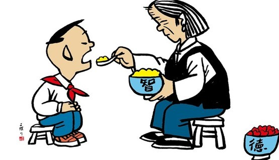 湖北一女子出门,爷爷杵拐杖到门口看着她离开,你对这一幕有何感触?