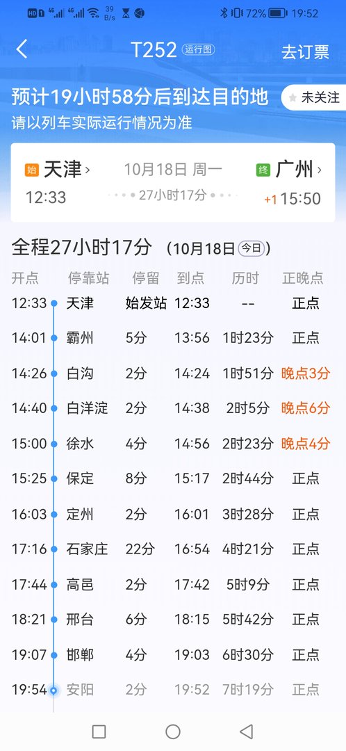 253次列车今天会晚点吗？