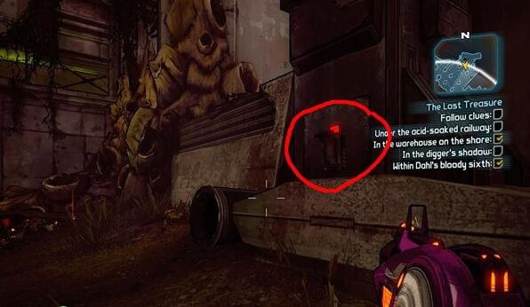 无主之地2失落的宝藏位置