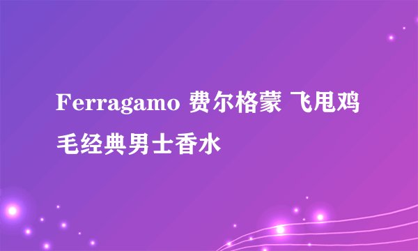Ferragamo 费尔格蒙 飞甩鸡毛经典男士香水