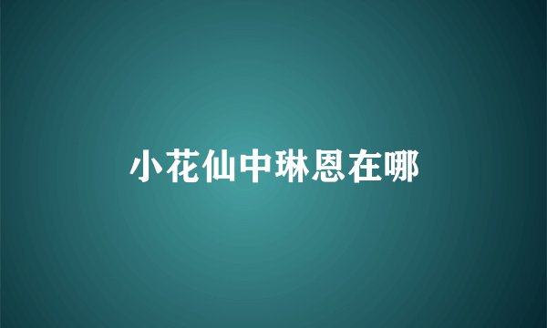 小花仙中琳恩在哪