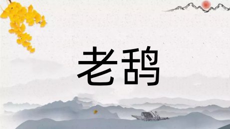 老鸹读音是什么意思