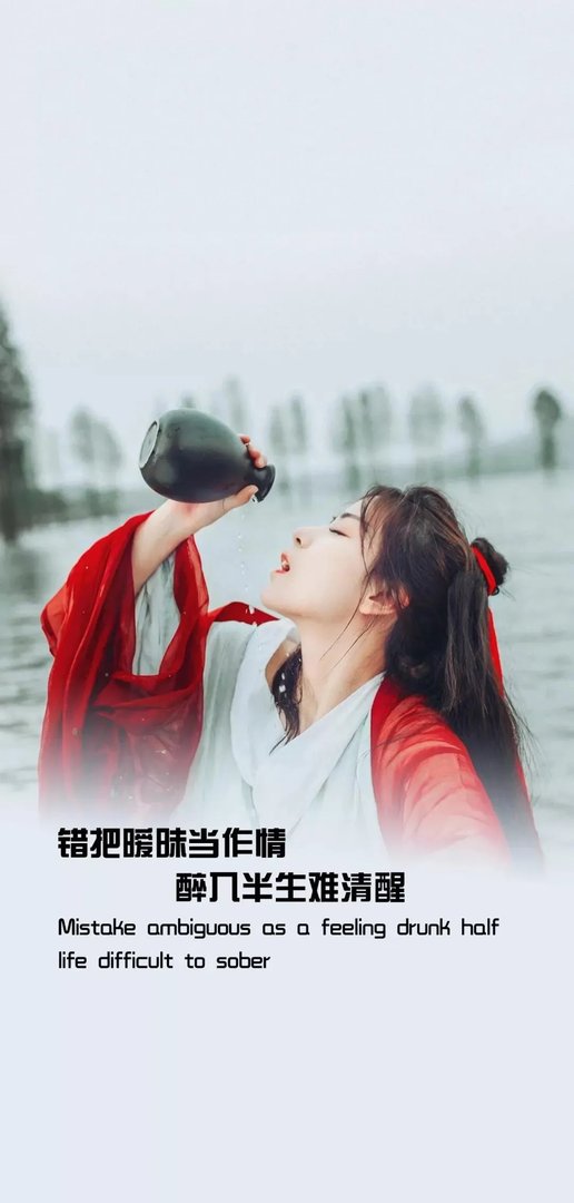 抖音错把陈醋当成墨写尽半生都是酸原图壁纸分享