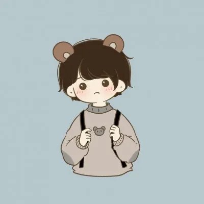 卡通呆萌一对情侣头像分享