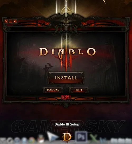 Mac下《暗黑破坏神3》安装文件自动退出的解决办法