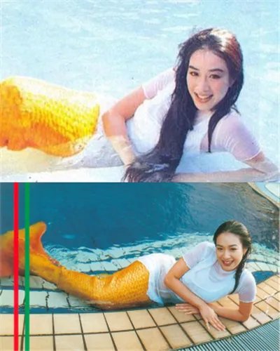 钟丽缇美人鱼旧照曝光 造型性感秒杀新美人鱼林允