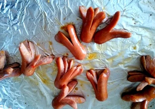 热狗怎么烤算熟了。